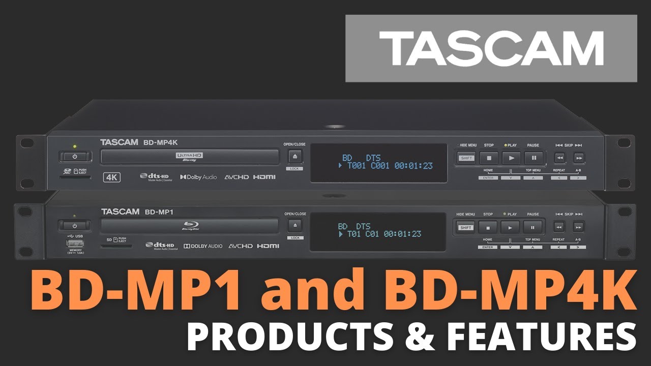 Why A/V Contractors Demand TASCAM Pro-grade Blu-ray Players