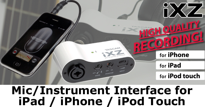 iXZ - Recording Studio Made Portable