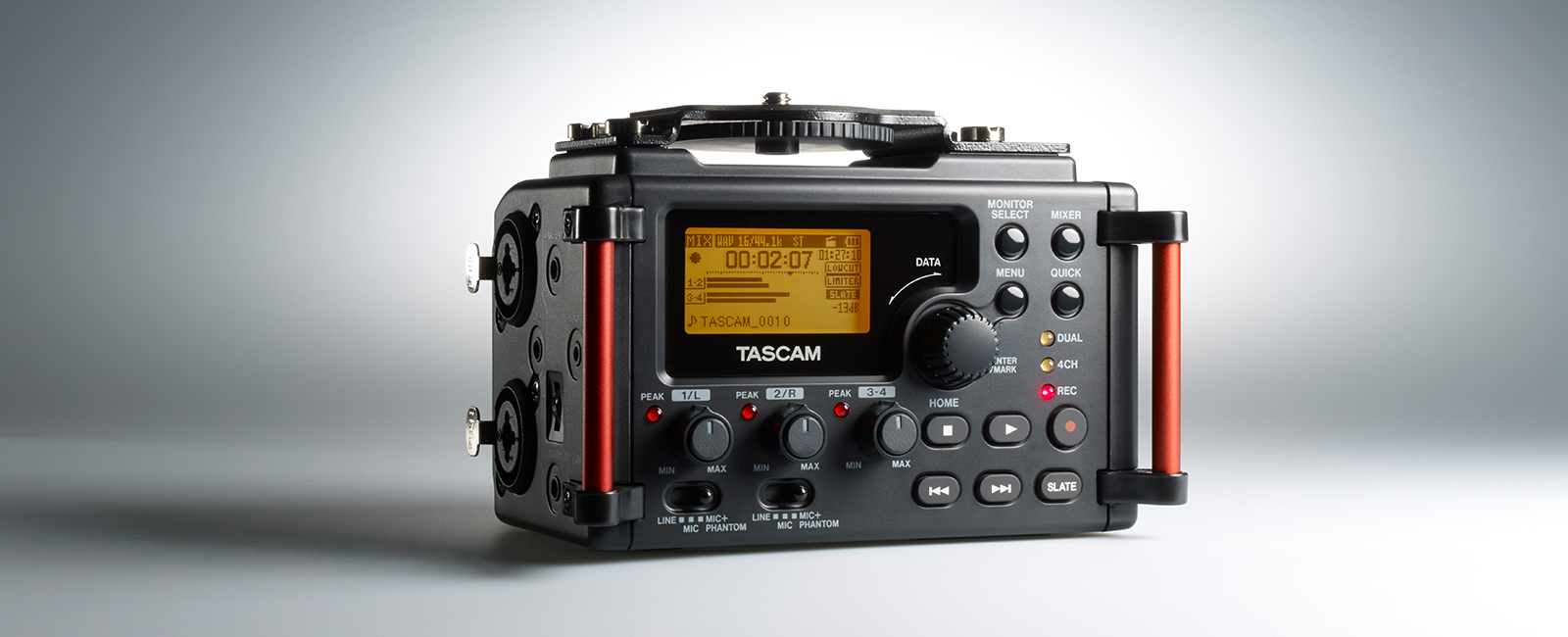 TASCAM DR-60DmkII DSLR Audio Recorder with AKG Headphones 