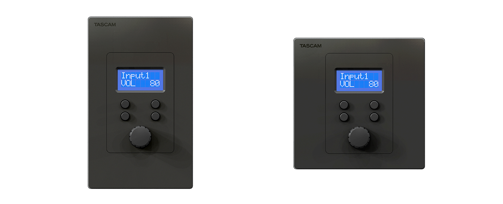 TASCAM Announces RC-W100-R120 / RC-W100-R86 Wall Mount Controllers for the MX-8A Matrix Mixer