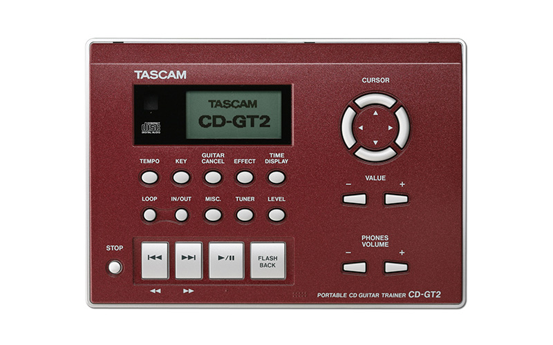 Tascam CD-GT2 Gitarre Trainer und Tragbarer Cd-Spieler Abtastung Nummer Neu 
