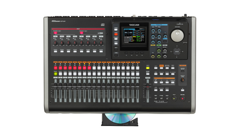 Tascam DP-24SD Digital Portastudio 24-Track SD Card Recorder with Microfiber and 1 Year Everything Music Extended Warranty 