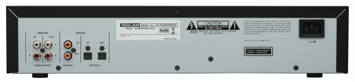 Renewed Tascam CD-RW900MKII Professional Rackmount CD Recorder/Player 