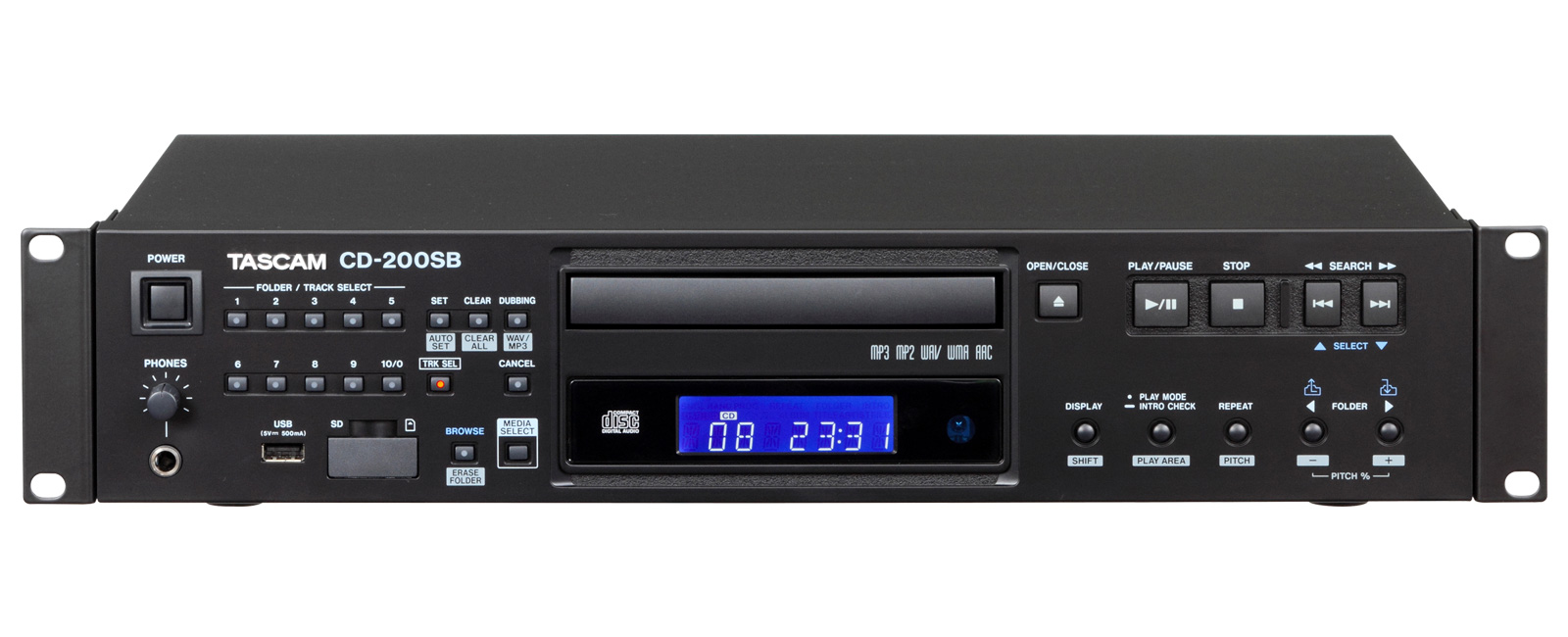CD-200SB | SPECIFICATIONS | TASCAM - United States
