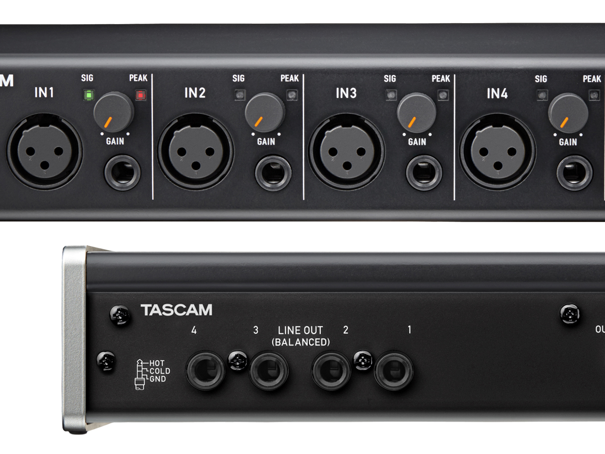 US-4x4 | USB Audio / MIDI Interface | TASCAM - United States