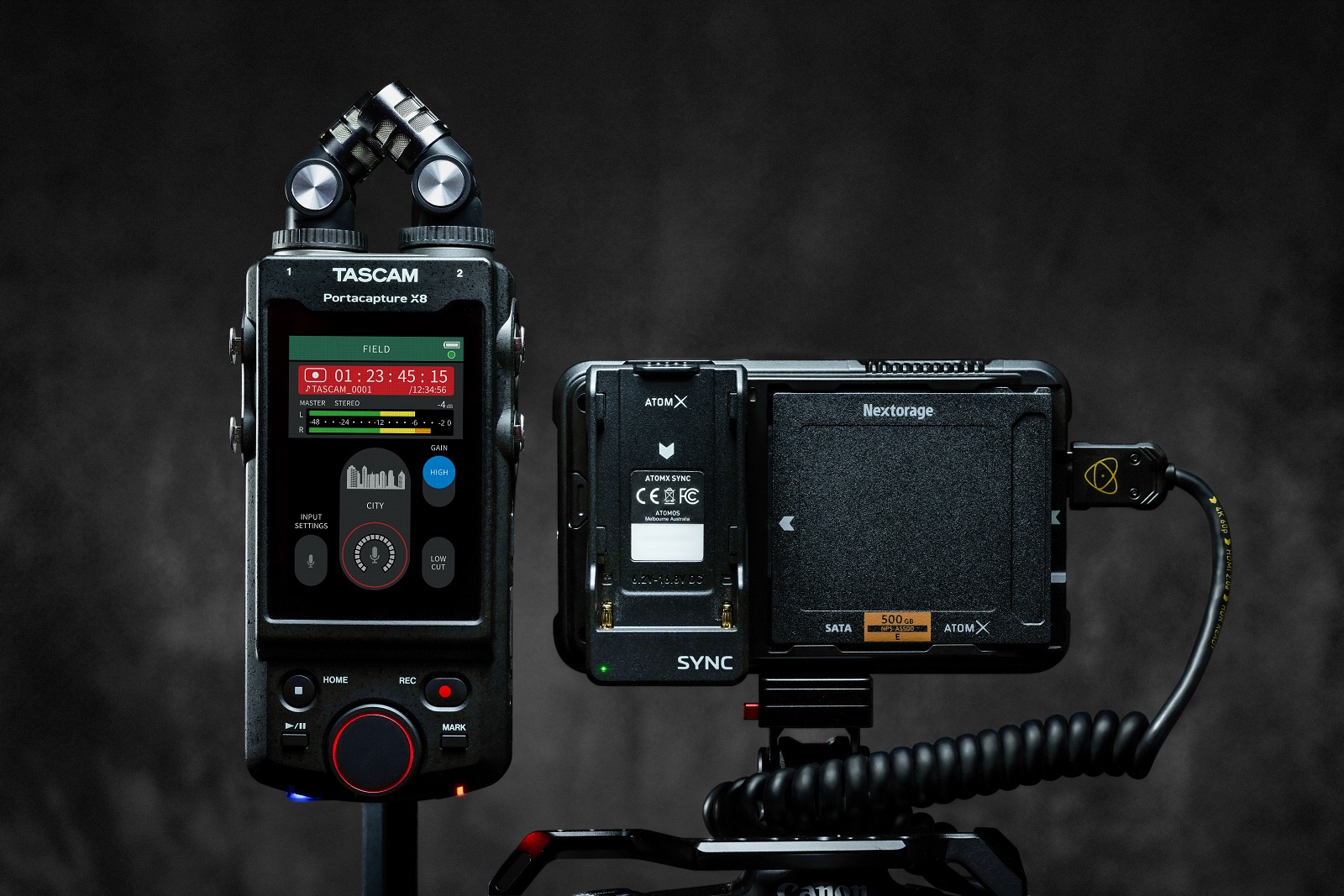 TASCAM and ATOMOS Announce Wireless Synchronization for the 