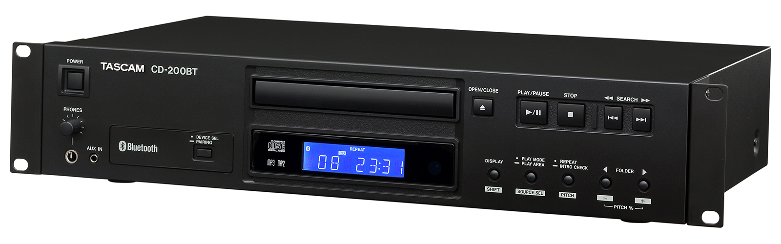 CD-200BT | Professional CD Player with Bluetooth Receiver | TASCAM 