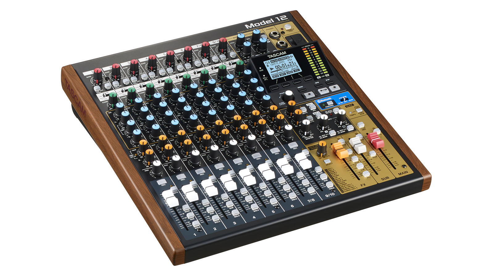 Model 12 | 12-TRACK DIGITAL RECORDING MIXER WITH DAW CONTROLLER 