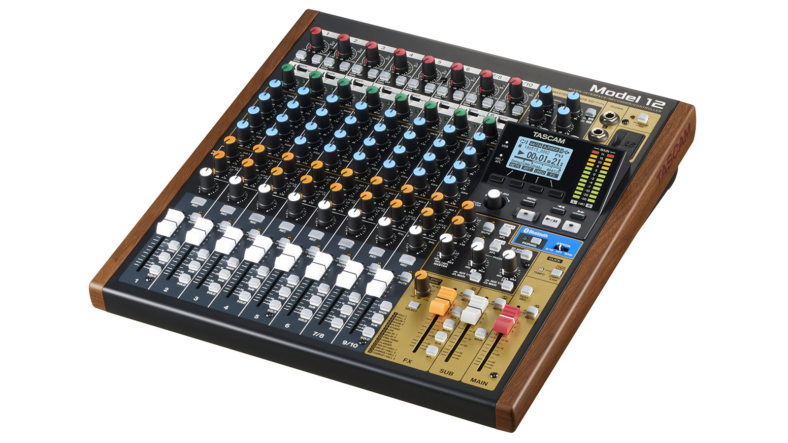 NAMM 2020: Tascam’s Model 12 is a multitrack mixer and recorder at a keen price point