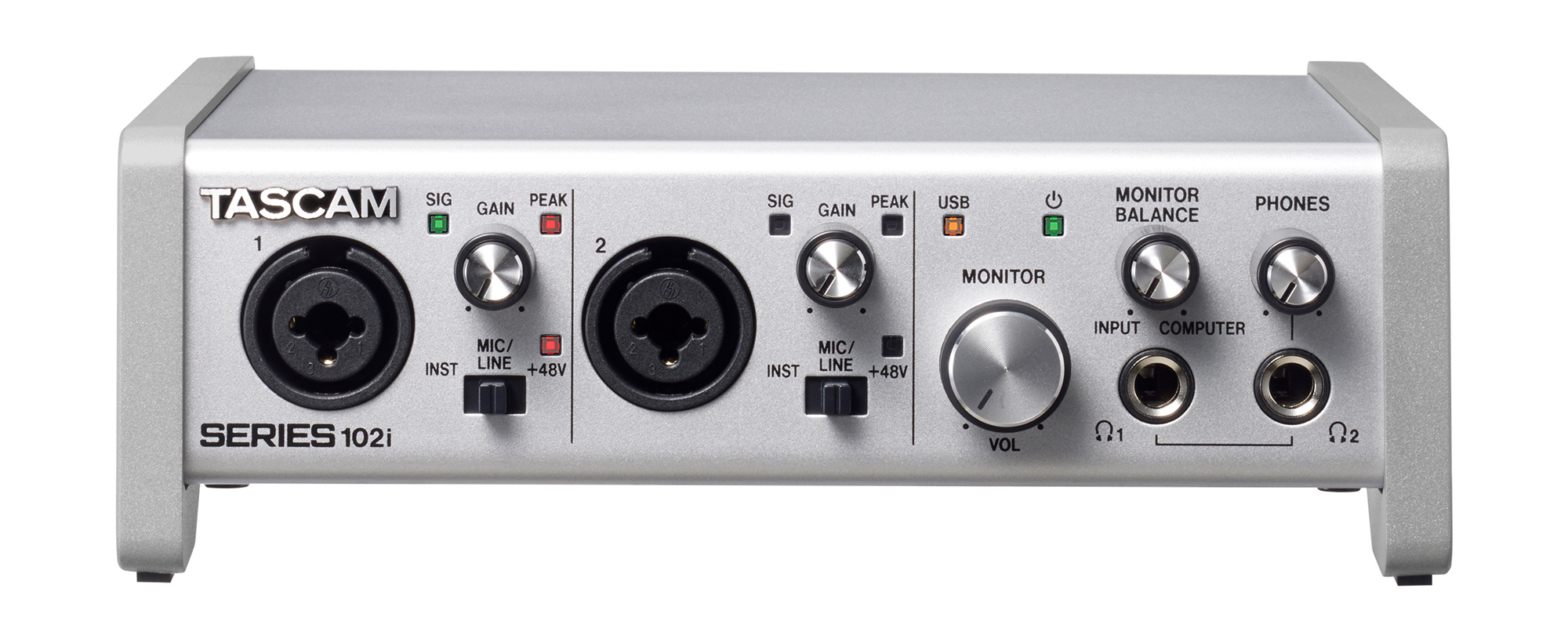 SERIES 102i | 10 IN/2 OUT USB Audio/MIDI Interface | TASCAM (日本)