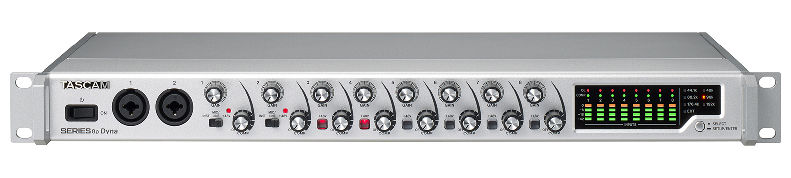 SERIES 8p Dyna | 8-CHANNEL MIC PREAMP & DA CONVERTER WITH