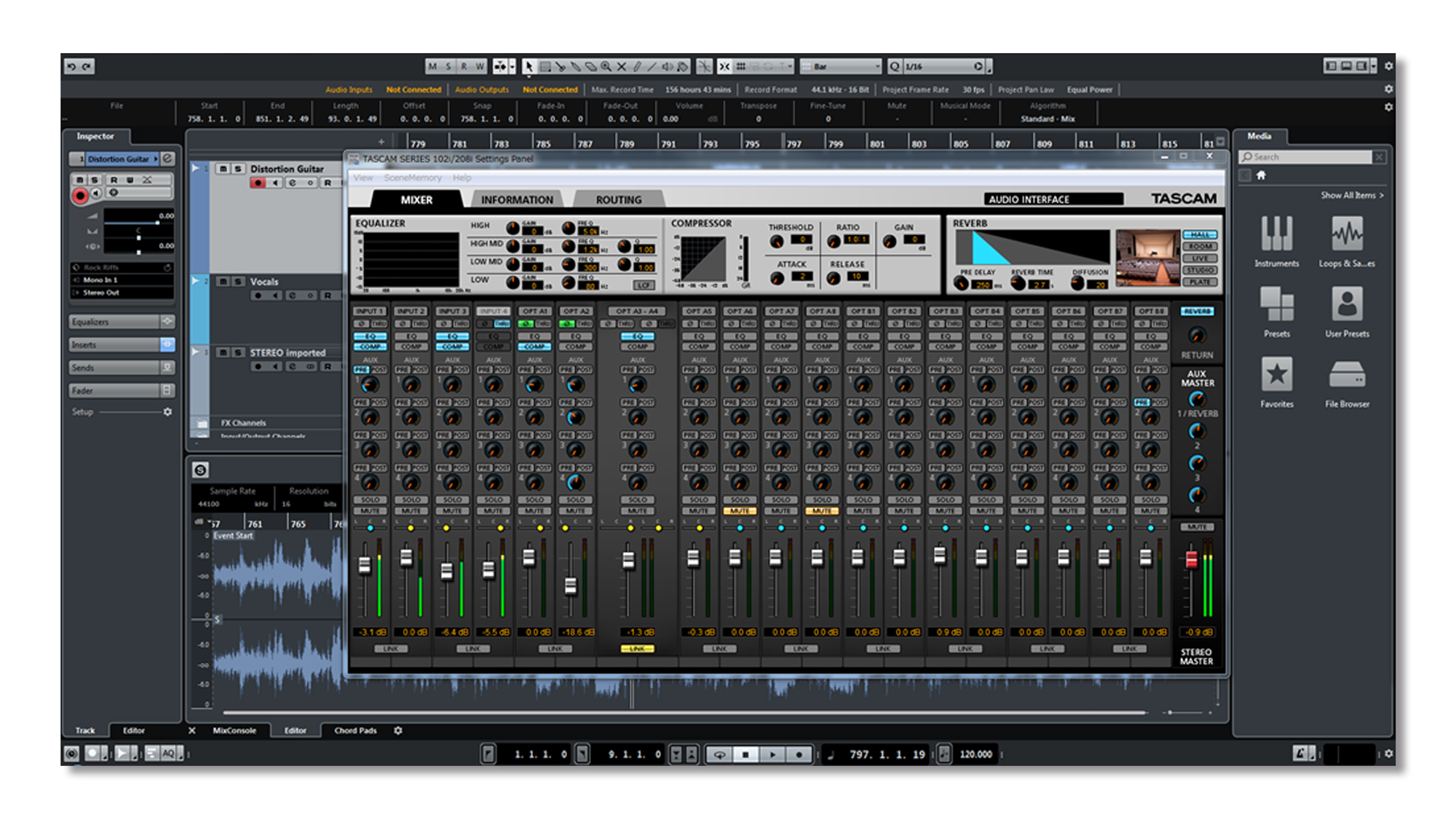 Control Software for Matrix Mixing, Effects Processors, and More