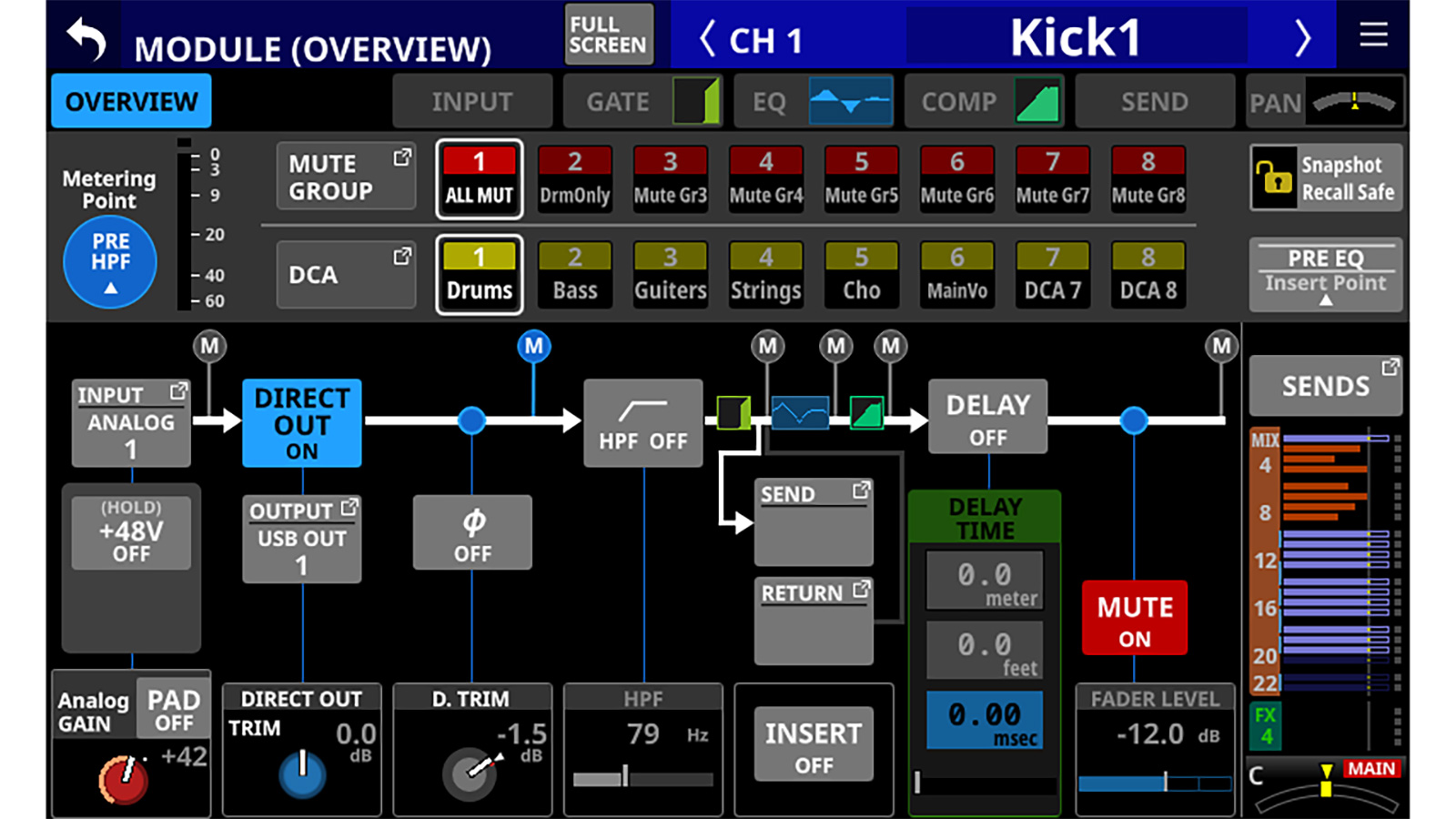 Channel Control and Processing
