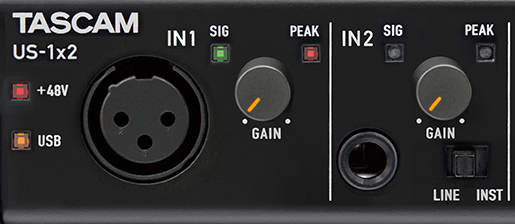 US-1x2 | FEATURES | TASCAM - United States