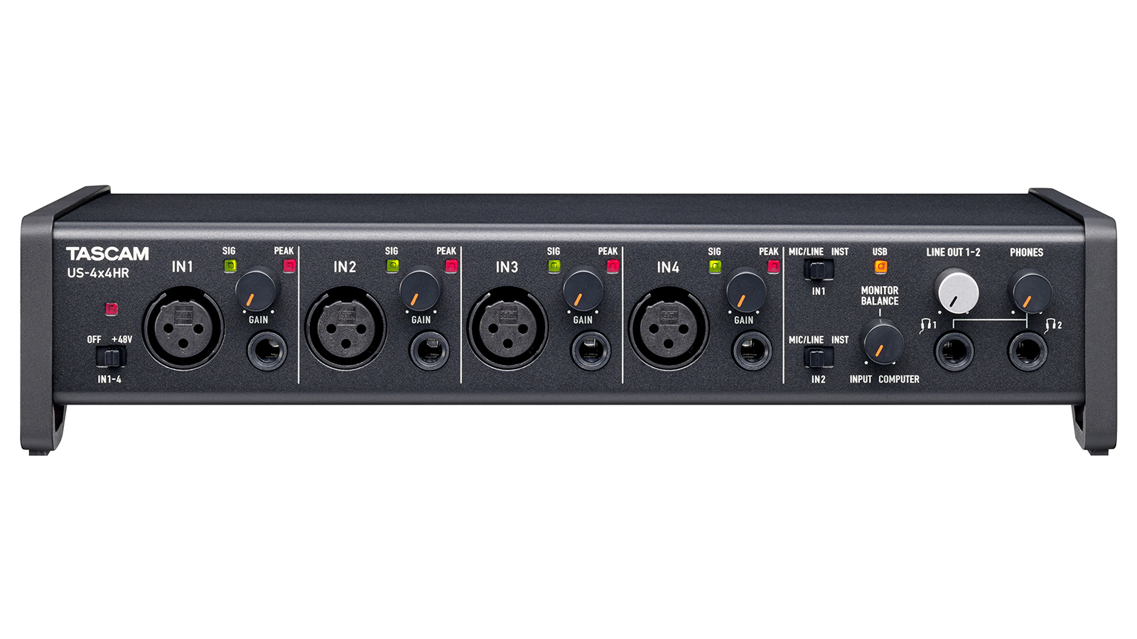 US-4x4HR | 4-IN/4-OUT High-Resolution USB Audio/MIDI Interface