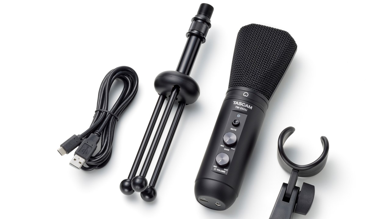 TASCAM Introduces the TM-250U USB Condenser Microphone  for Personal Podcasting