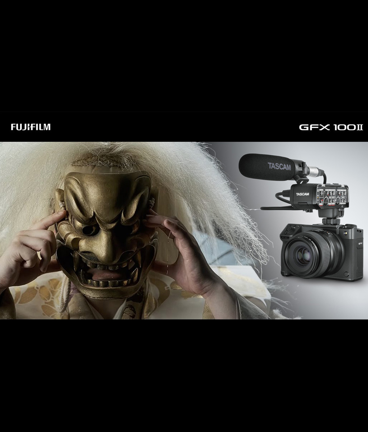 富士フイルム GFX100 II 4Kショートフィルム「OVER THE LIMIT」の音声収録において『CA-XLR2d-F』が使用されました。
