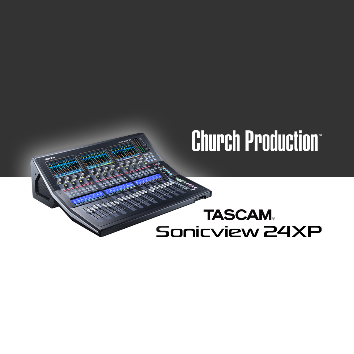 TASCAM Shakes Up the Audio Console Market with the Feature-packed Sonicview 24XP