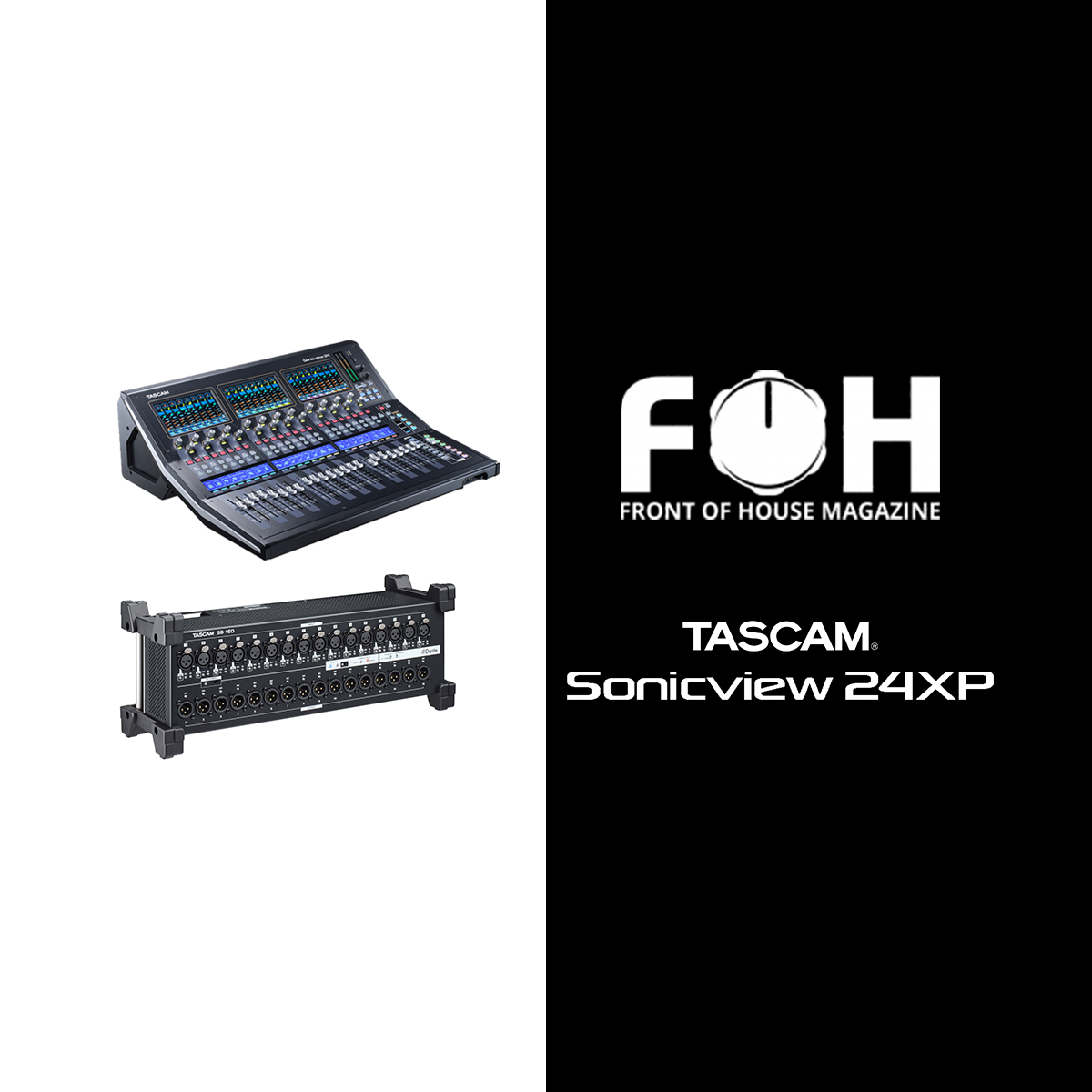 TASCAM Sonicview 24XP Digital Console Read Test by FOH