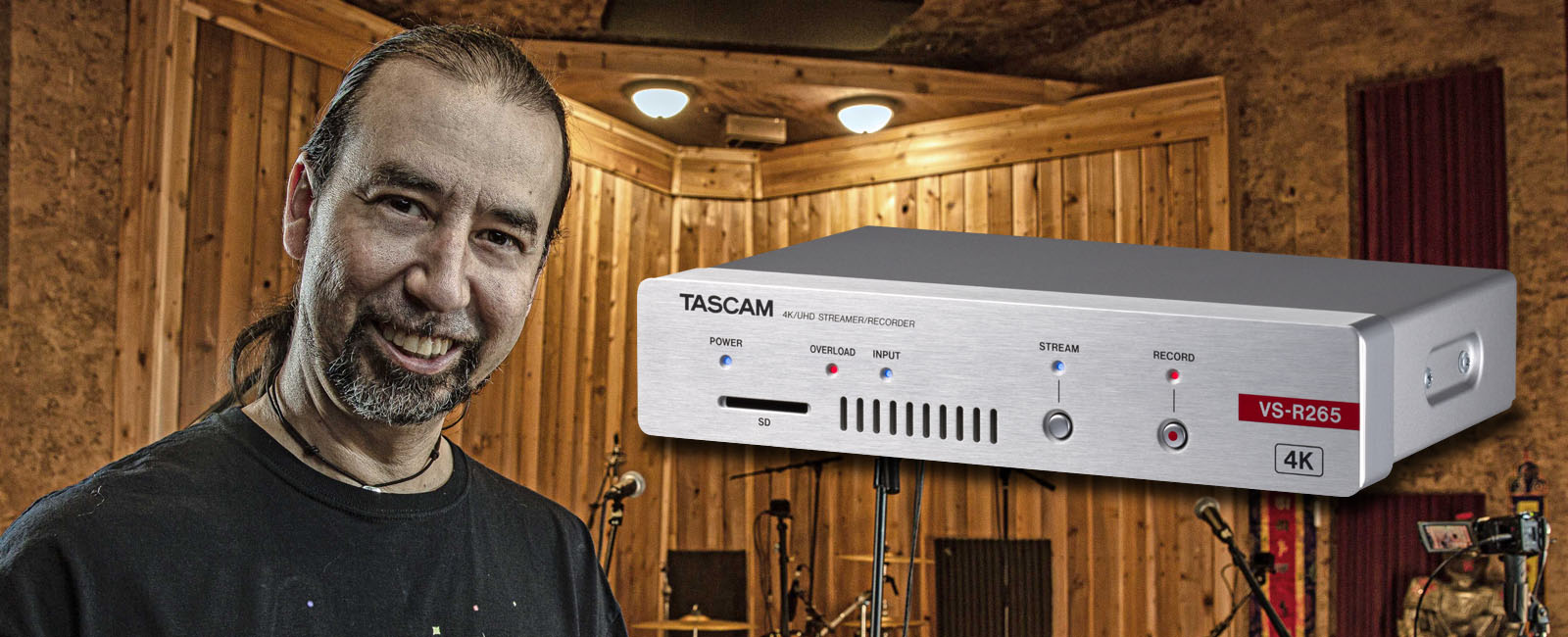 The TASCAM VS-R265 4K/UHD Streamer/Recorder Helps Del Castillo Livestream Globally