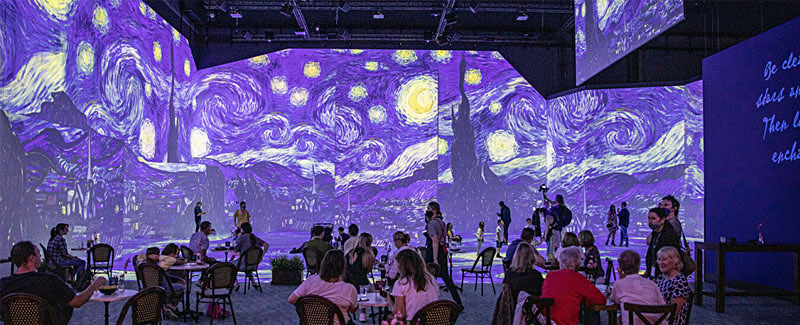 The Lume Melbourne Van Gogh Experience: Introducing Dante models in immersive digital art gallery