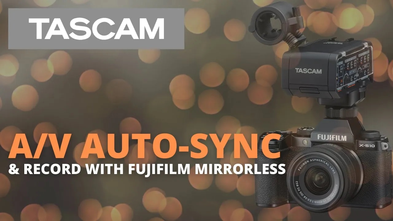 Auto-Sync & Record High-Quality Audio with FUJIFILM Mirrorless Cameras