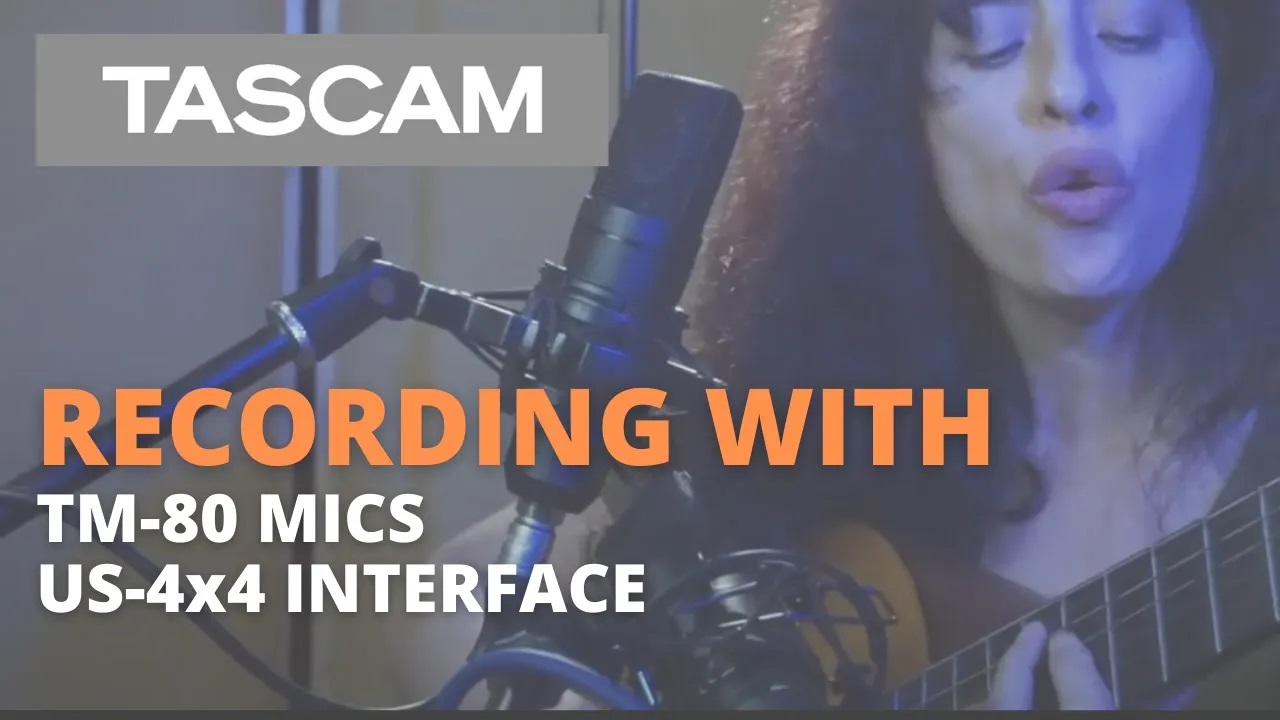 TASCAM Gear: TM-80 Microphones | US-4x4 Audio Interface