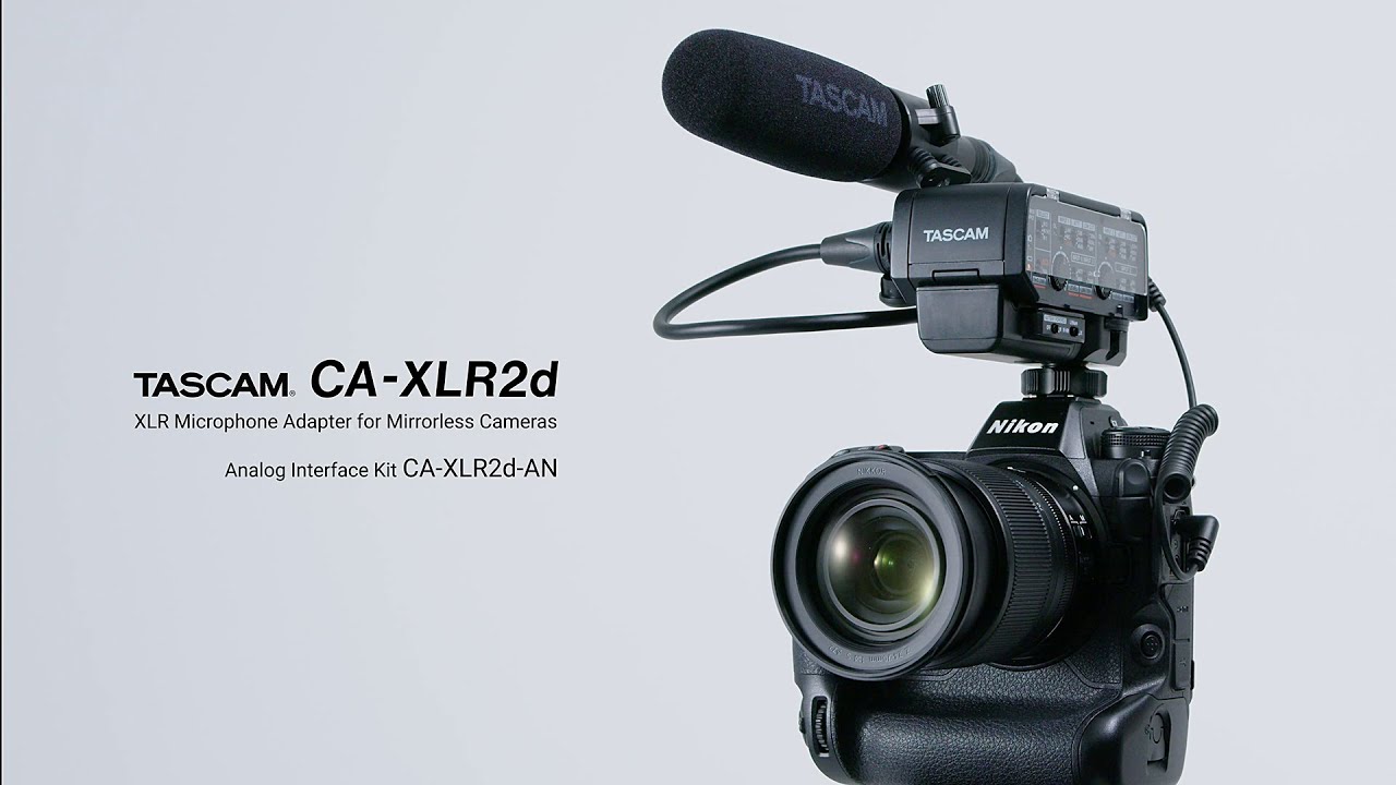 Analog Interface Kit CA-XLR2d-AN - XLR Microphone Adapter for Mirrorless Cameras