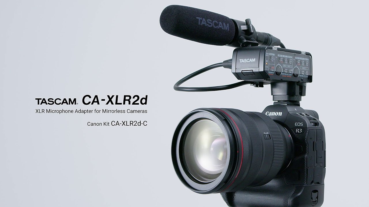 Canon Kit CA-XLR2d-C - XLR Microphone Adapter for Mirrorless Cameras