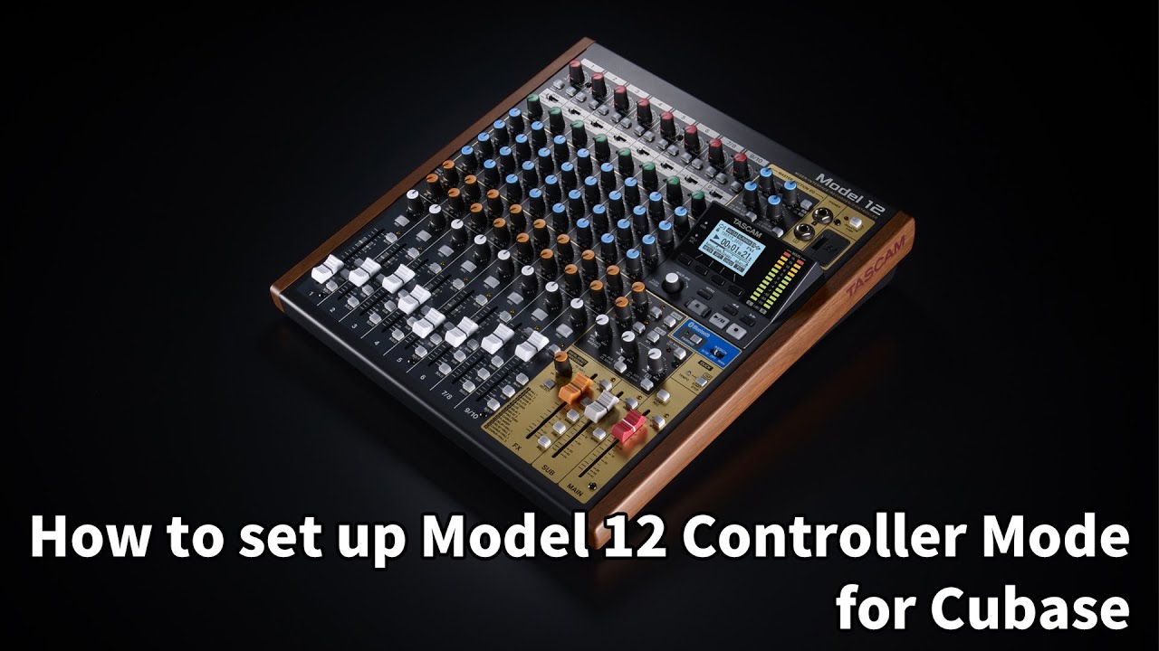 How to set up Model 12 Controller Mode for Cubase