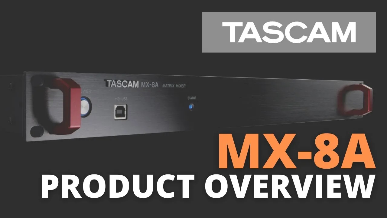 The MX-8A Matrix Mixer from TASCAM