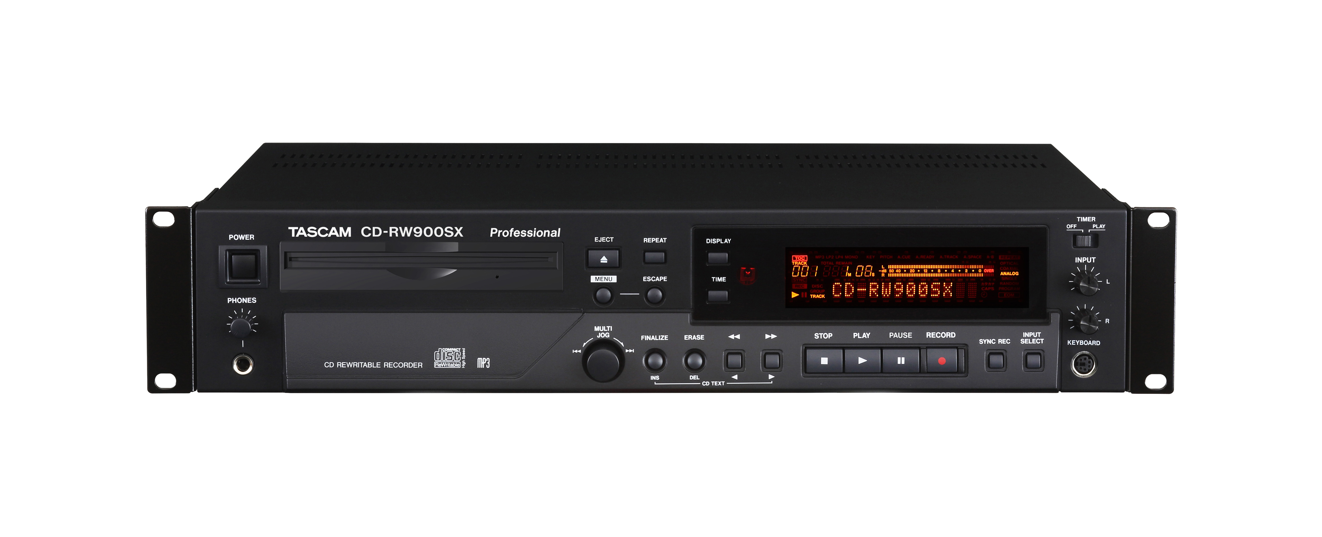 TASCAM Announces the CD-RW900SX CD Recorder/Player