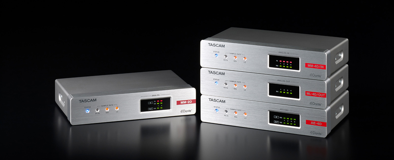 Versatile TASCAM Dante Compact Processors Perfect for a Variety of Networked Audio Applications
