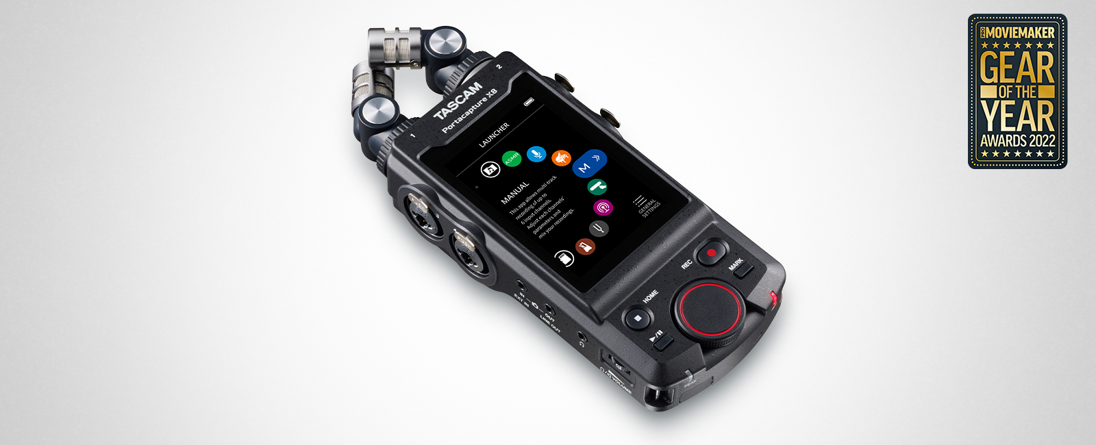 TASCAM Announces the Portacapture X8 High Resolution Adaptive Multi-Recorder