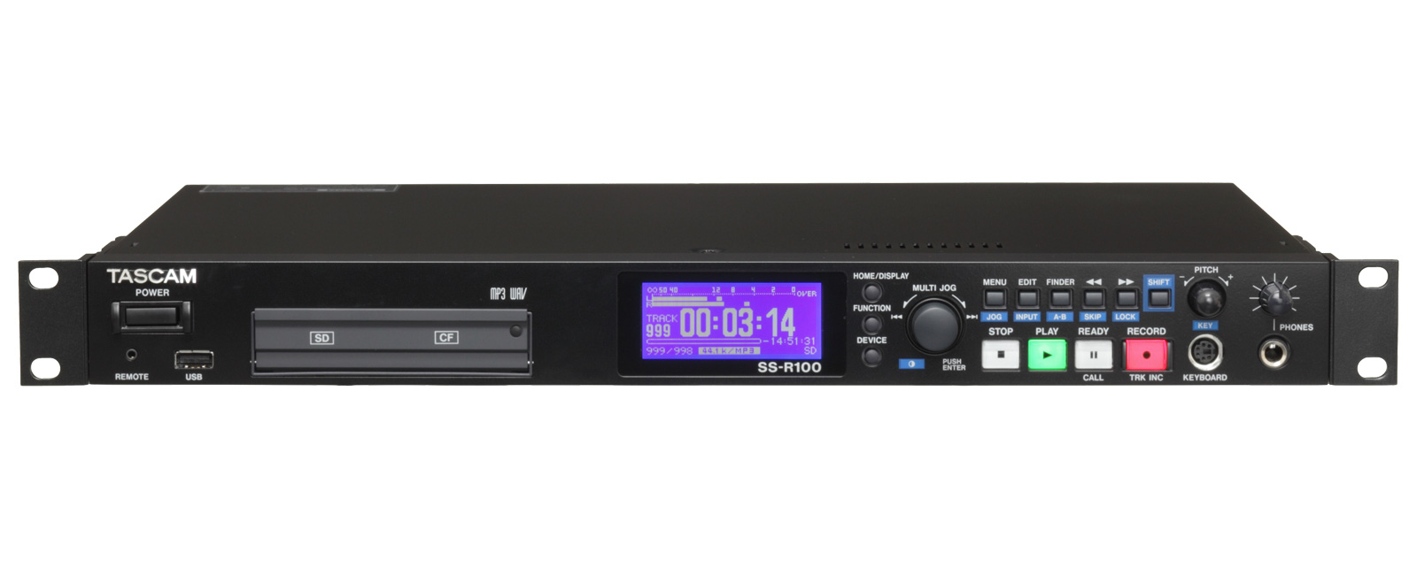SS-R100 | Solid State Recorder | TASCAM - United States