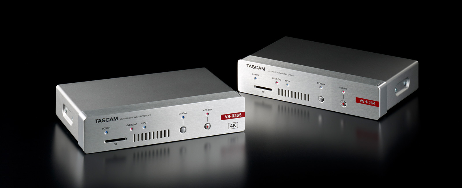 V1.1 Firmware for TASCAM VS-R264 (Full HD) and VS-R265 (4K-UHD) Video Streamer/Recorders