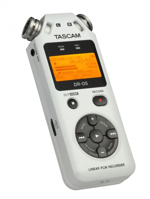 DR-05 | 96k/24-bit Portable Stereo Recorder | TASCAM - United States