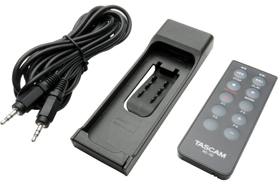 RC-10 | TASCAM製品用ワイヤードキット付属リモートコントローラー