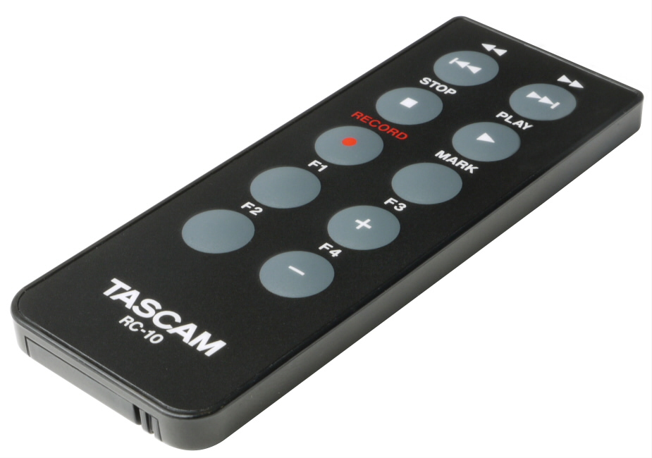 RC-10 | WIRE/WIRELESS REMOTE CONTROL FOR TASCAM DR-SERIES PRODUCTS 