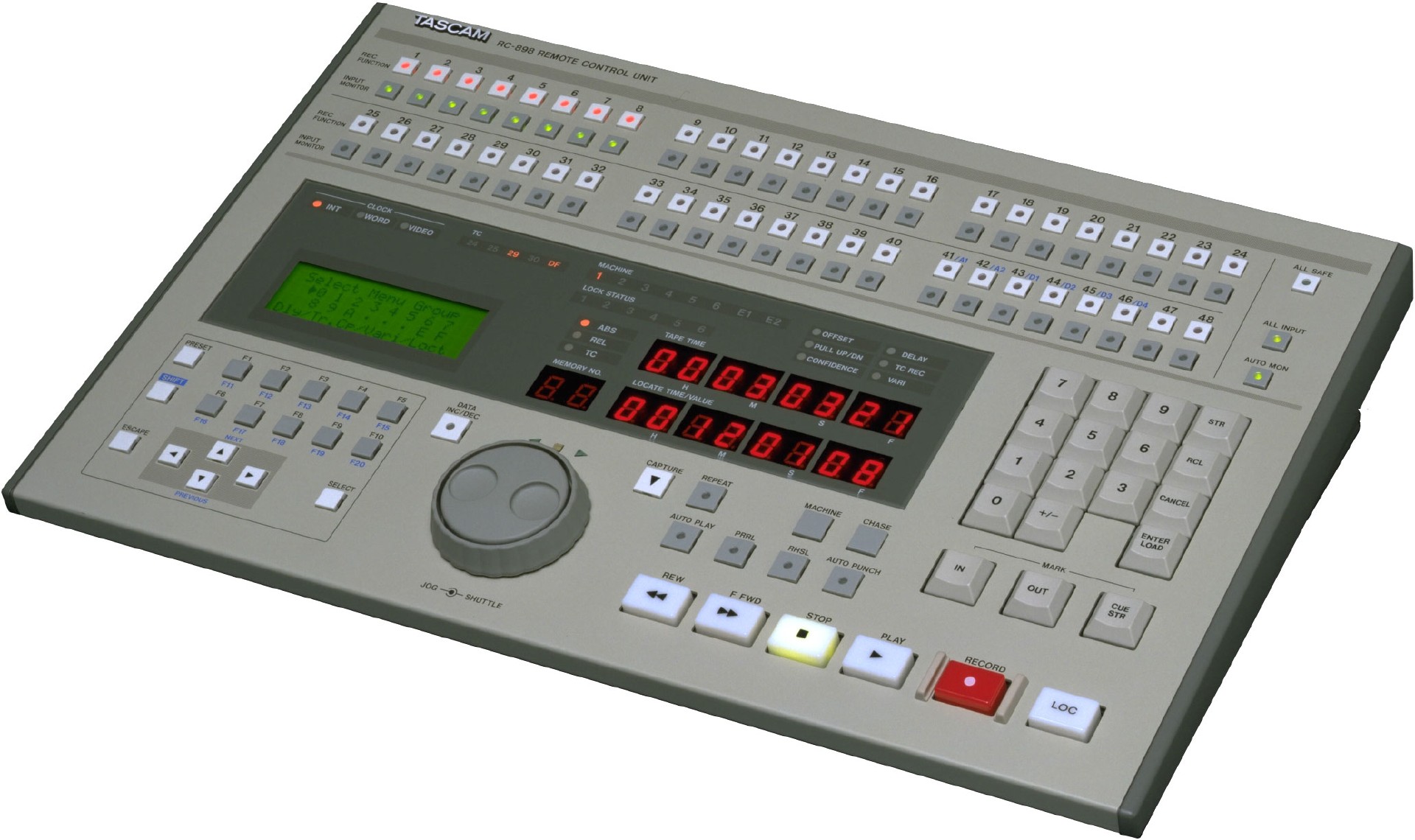 REMOTE TASCAM RC-898 DTRS 